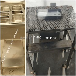 40 TABLES,SUPPORT, MEUBLE INOX