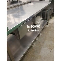 Tables inoxydable,poubelles,meubles bergerie,enrouleur