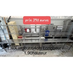 Tables inoxydable,poubelles,meubles bergerie,enrouleur