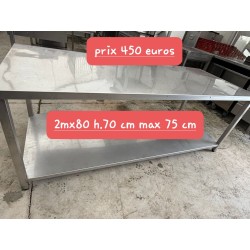 Tables inoxydable,poubelles,meubles bergerie,enrouleur