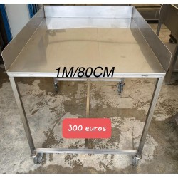 Tables inoxydable,poubelles,meubles bergerie,enrouleur