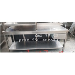 Tables inoxydable,poubelles,meubles bergerie,enrouleur