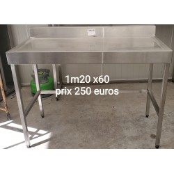 Tables inoxydable,poubelles,meubles bergerie,enrouleur