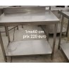 Tables inoxydable,poubelles,meubles bergerie,enrouleur