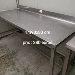 Tables inoxydable,poubelles,meubles bergerie,enrouleur