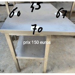 Tables inoxydable,poubelles,meubles bergerie,enrouleur